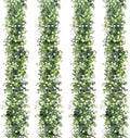 SOMYTING Artificial Eucalyptus Garland 4 Packs 6Ft Faux Eucalyptus Garlands by SOMYTING