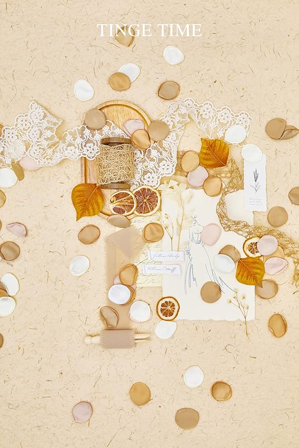 TINGE TIME 400pcs Silk Flower Petals - Image 4
