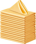 100 Pack Square Satin Dinner Napkins, 20x20 Inches Silky Soft Smooth Table by Counfeisly
