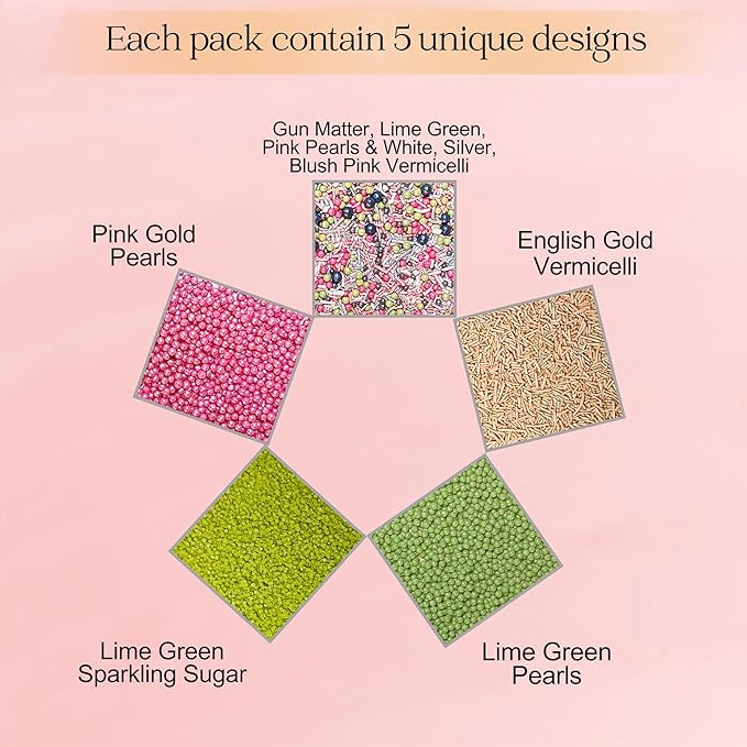 Confect Sprinkles for Cakes & Cupcakes | Birthday Party Mix - Image 2