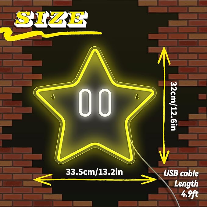 Star Neon Sign, Gaming Neon Sign - Image 5