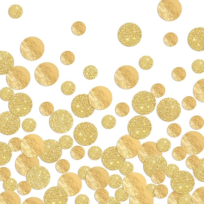 Golden Confetti Glitter Scatter Table Decoration Surprise Paper Craft Birthday by Letjolt