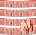 4 Pack 10 Ft Rose Gold Foil Fringe Garland Metallic Streamers Tinsel Banner by LANTIANCHEN