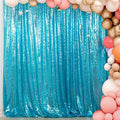 ShinyBeauty Turquoise Sequin Backdrop 10FTx10FT Photo Backdrop by ShinyBeauty
