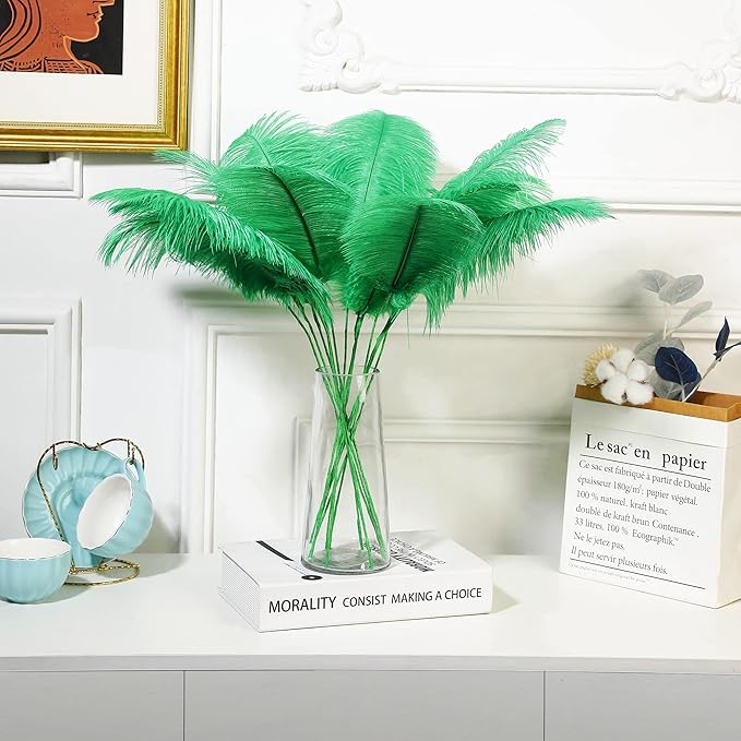 Holmgren Natural Green Ostrich Feather - Image 5