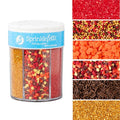 Sweets Indeed Sprinklefetti Fall 6-Cell Sprinkle Jar – 6 Assorted Fall by SweetsIndeed