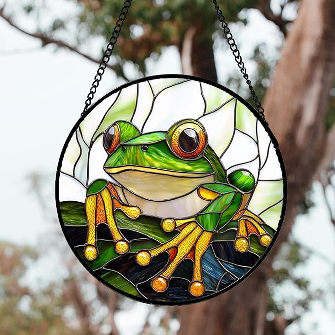 Stained Glass Window Hanging, and Mom 14.9x14.9 in - Image 4