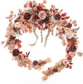 Ling's moment 9FT Eucalyptus and Willow Leaf Garland by LingsMoment