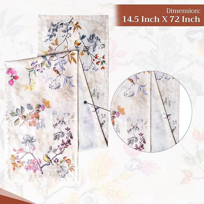 Maison d' Hermine Table Runner 100% Cotton Single Layer Table Runners 72 inches - Image 4