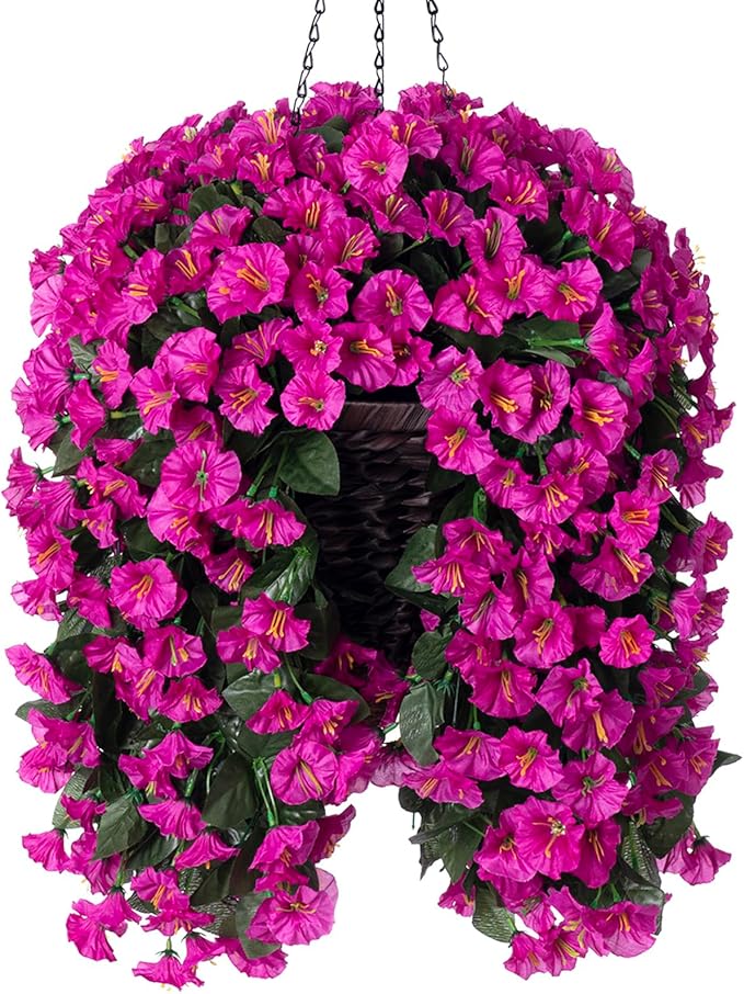 Artificial Fake Hanging Flowers Plants Baskets by HyeFloraartificialflowers