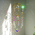 H&D HYALINE & DORA Colored Prisms Crystal Suncatcher Gold Window Sun Catcher by HDHYALINEDORA