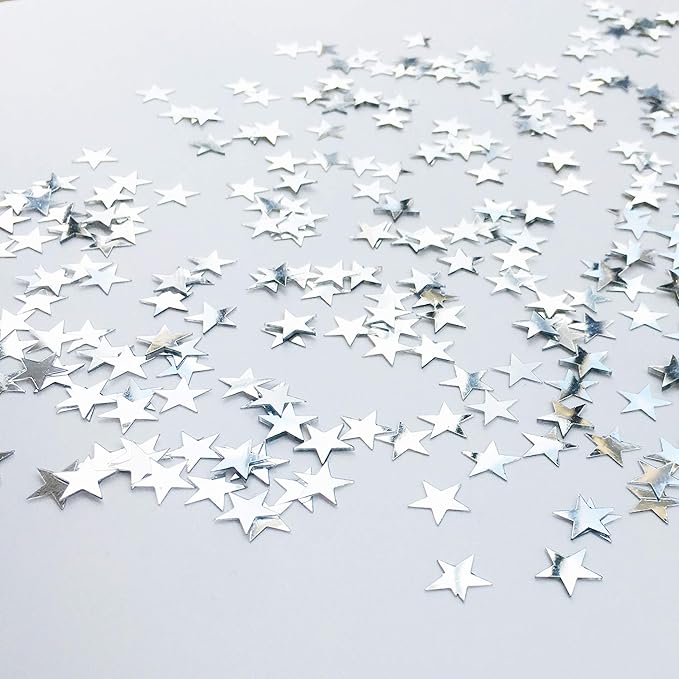 Confetti Star Metallic Foil Confetti Sprinkles by OJLDKTH