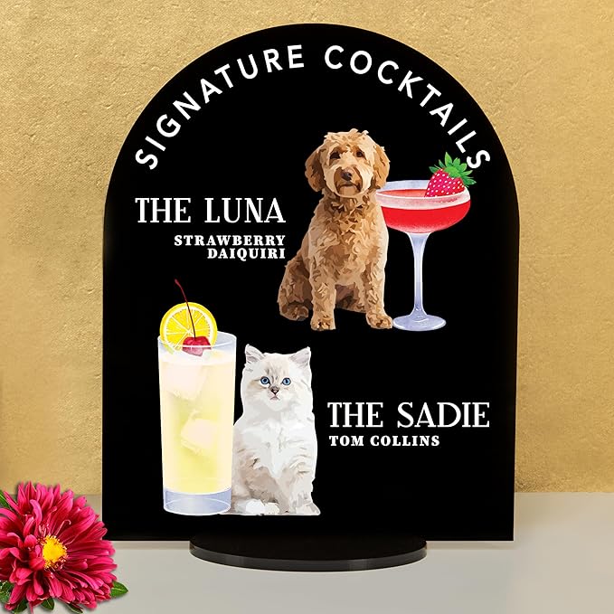Pet Signature Drink Wedding Signs - Image 2