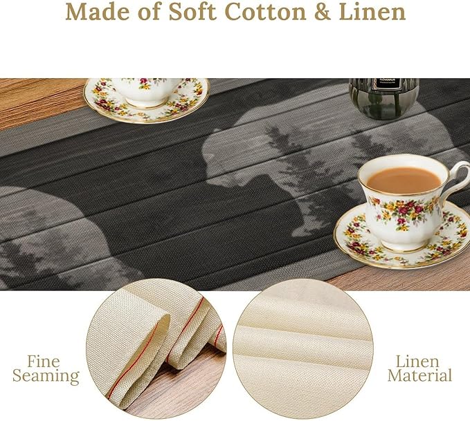 Rustic Country Bear Table Runner - Image 5
