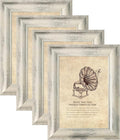 5x7 Picture Frames Set of 4 Vintage Photo Frame, Rustic Retro Photo Frame by TKYGU