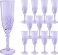 Plastic Champagne Flutes, for Weddings Bachelor Parties Toasting and Events by LEYIQUCHAMPAGNEWINEGLASSES