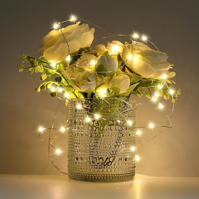 24Pack Fairy Lights, Battery Operated String Light, 6.6FT 20 LED Mason Jar - Image 6