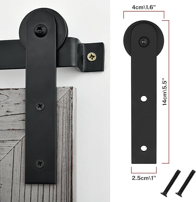 COGOOD Farmhouse Barn Door Mirror - Image 6