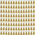 8P Gold Foil Fringe Metallic Tassel Streamers Banner Tassel Garland by HYSILLA