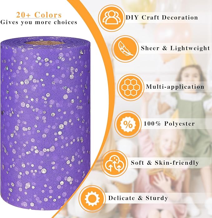 Glitter Tulle Rolls - Image 2