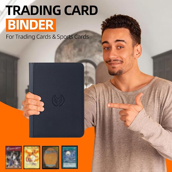 UWULK Card Binder, 9 Pocket Side-Loading Trading Card Binder - Image 6