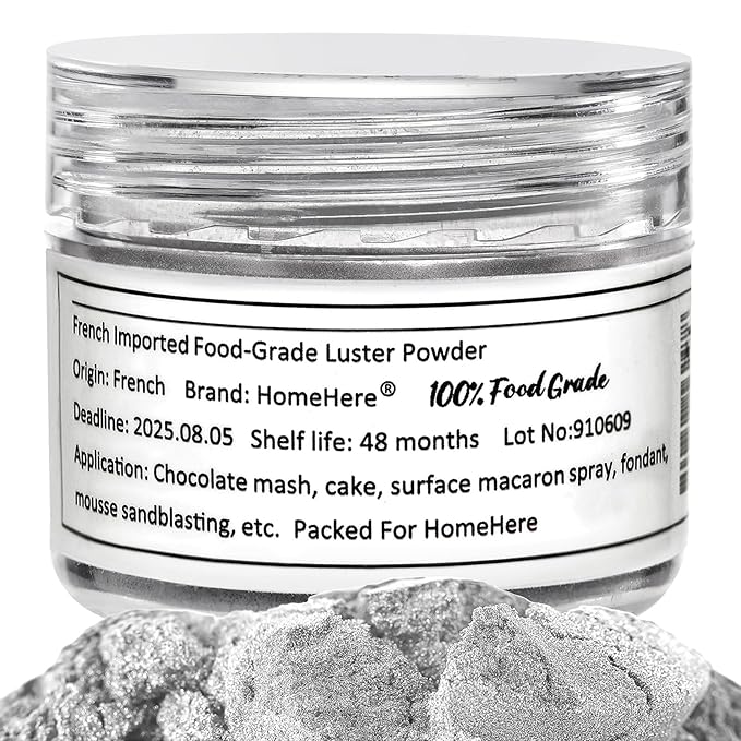 HomeHere Edible Luster Dust Food-Grade Glimmer Powder Glitter by HOMEHERE