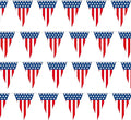 USA Flag Pennant Banner | 100’ FT. Long American String Flags | 18” Inch Tall by BASHOUT