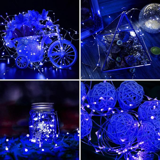 Aogist 24 Pack Fairy Lights 3 Modes 7ft 20 LED Waterproof, Battery Operated - Image 6