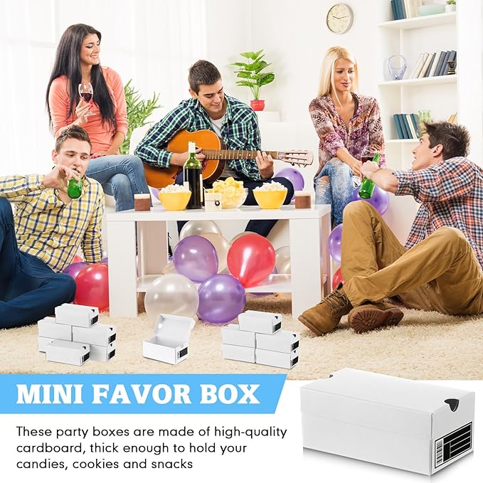 12 Sets Mini Shoe Gifts Boxes for Party Favors 4.7 x 2.5 x 2 Inch Sports Mini - Image 6