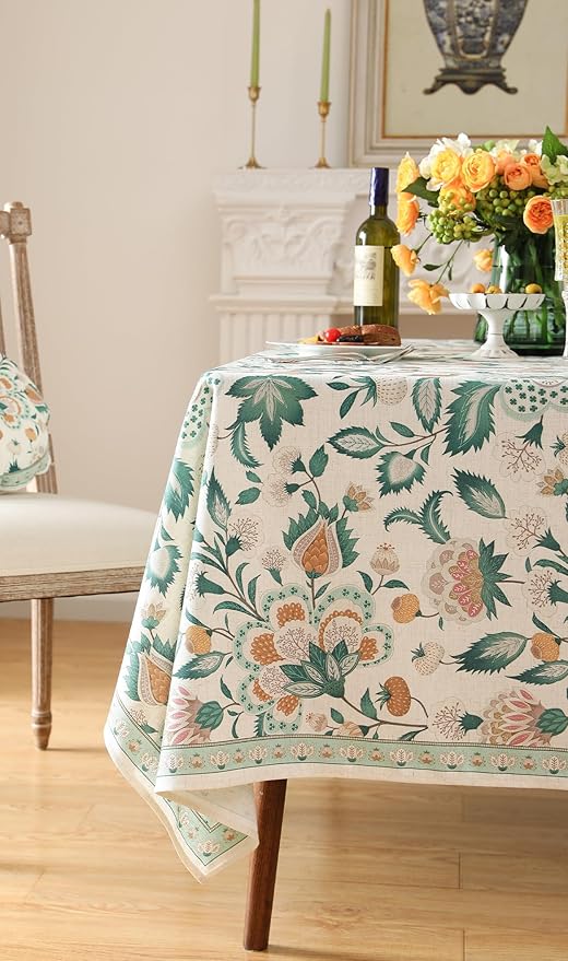 patdrea Designer French Green Table Cloth - Image 9