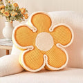 Flower Shaped Floor Cushion, Soft Decorative Throw Pillow, Cute Seating Cushion by Kcvvcr
