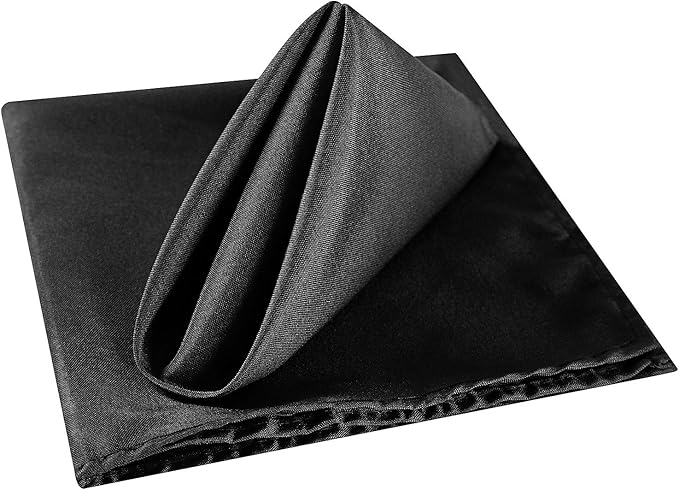 Cloth Napkins 17x17 inch Washable Polyester Dinner Napkins Soft Table Napkins - Image 3