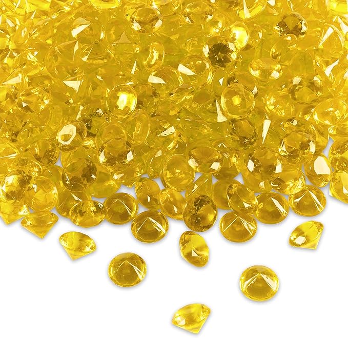 Super Z Outlet Acrylic Color Faux Round Diamond Crystals Treasure Gems by SuperZOutlet