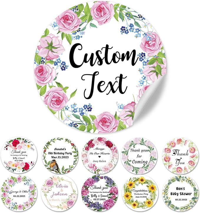 100 Pack Custom Stickers Personalized Labels - Image 7