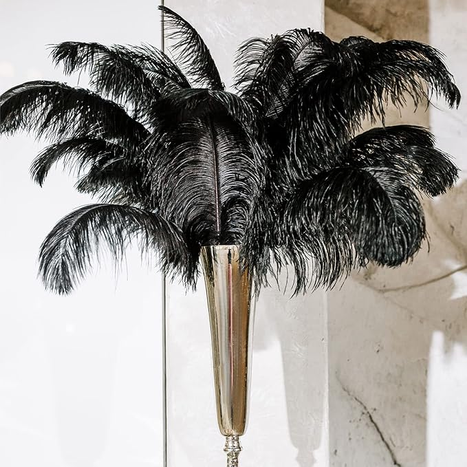 Retrowavy 30 Pcs 18-20 Inch Large Natural Ostrich Feathers Bulk - Image 4