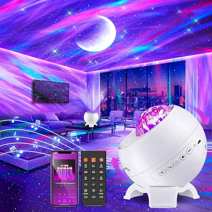 Northern Lights Projector, 180 Lighting Modes Galaxy Projector by OneFire