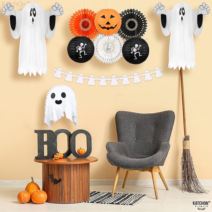 KatchOn, Hanging Ghosts Halloween Decor - Image 9