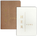 Wedding Vow Books His and Hers, Wedding Registry Gifts Ideas by MrMrsGifts