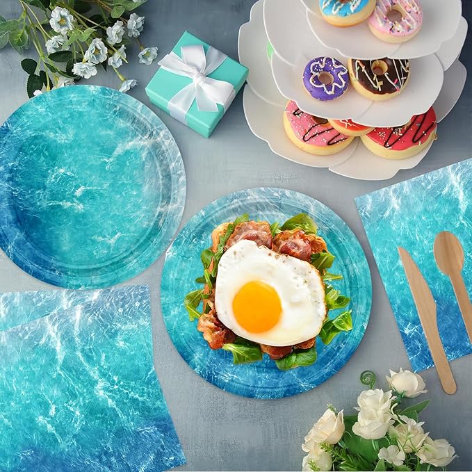 40pcs Ocean Themed Birthday Party Decorations Under the Sea Party, Ocean Waves - Image 5