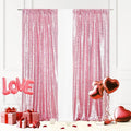 Eternal Beauty Sequin Backdrop Curtains, 2x8 Ft-2 Panels Fuchsia Pink Back Drop by EternalBeauty