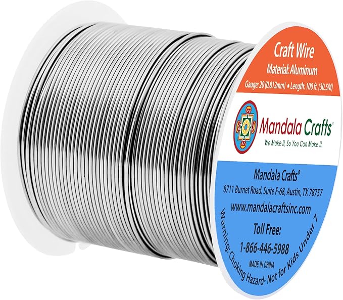 Mandala Crafts 20 Gauge Anodized Aluminum Craft Wire - Image 2