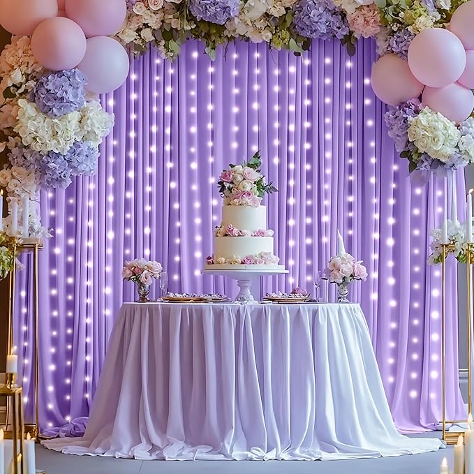 Lavender Backdrop Curtains - Image 7