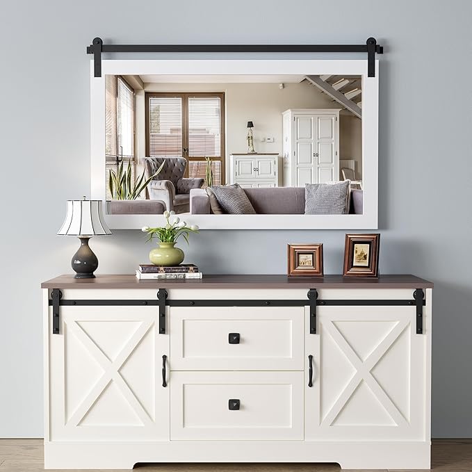 COGOOD Farmhouse Bathroom Mirror - Image 2