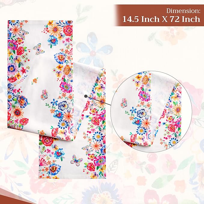 Maison d' Hermine Table Runner 100% Cotton Single Layer Table Runners 72 inches - Image 4