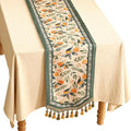 patdrea Designer Vintage Fresh Farmhouse Linen Table Runner 87 Inch Long by Welcometopatdrea