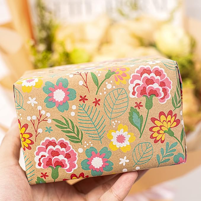 RUSPEPA Kraft Wrapping Paper Roll - Image 7
