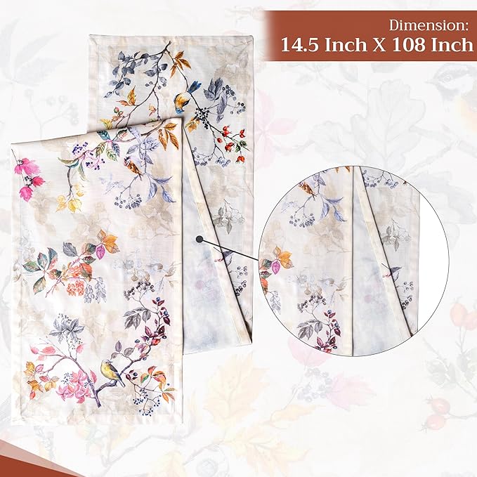 Maison d' Hermine Table Runner 100% Cotton Single Layer Table Runners 108 - Image 4