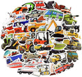 QTL Truck Stickers for Kids Boys Tractor Stickers for Water Bottles Easter by QTL