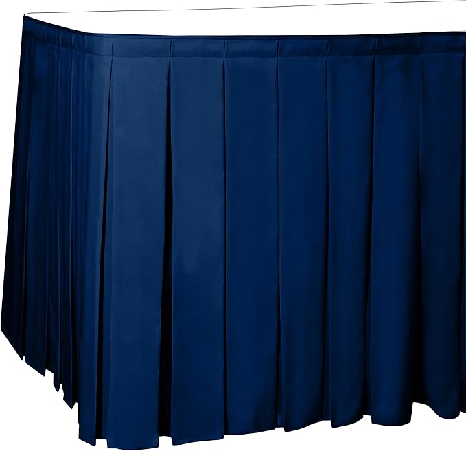 Ultimate Textile Pleat Polyester Fabric Table Skirt by UltimateTextile