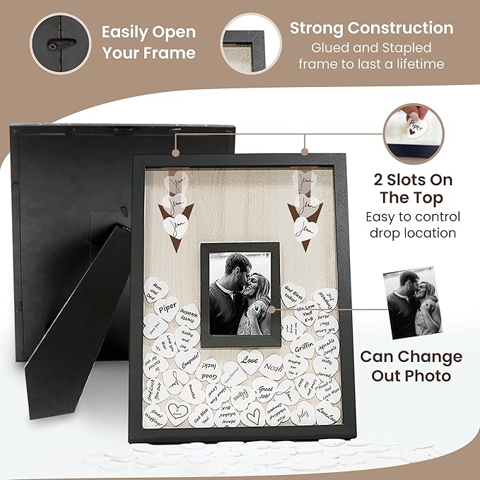 Wedding Guest Book Alternative, Registry Item, 12x16 Picture Frame, Baby Shower - Image 4